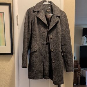 Kenneth Cole Men's Charcoal Trench Coat